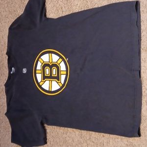 Reebok Boston Bruins Graphic Tee T Shirt LUCIC 17 2011 Stanley Cup Men's Lge